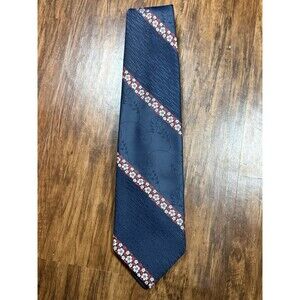 Beau Brummell Men’s Tie Del Sarto Floral Red White Blue